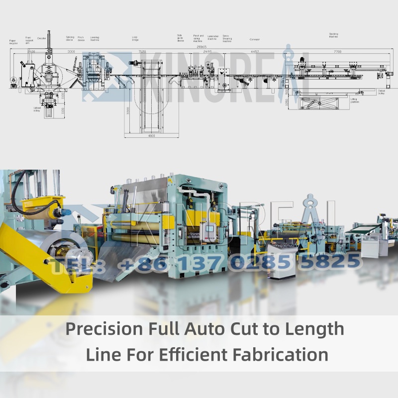 効率的な製造のための長さのラインに合わせて高精度全自動カット
