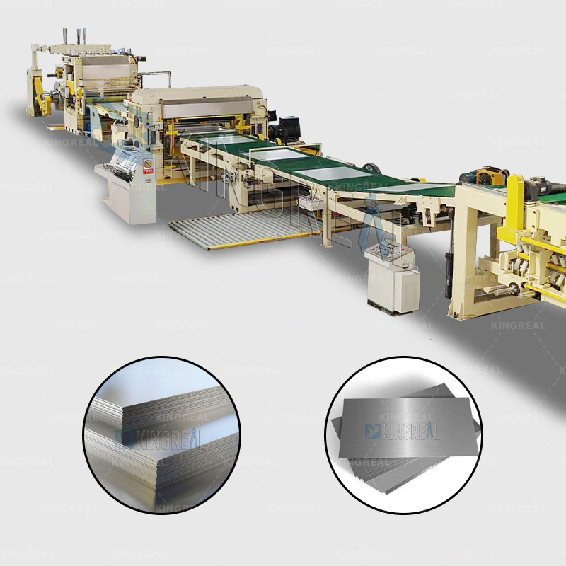 フライシャーを使用して長さに合わせてカットする機械
