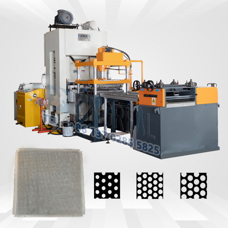 全自動パンチングメタル生産ライン