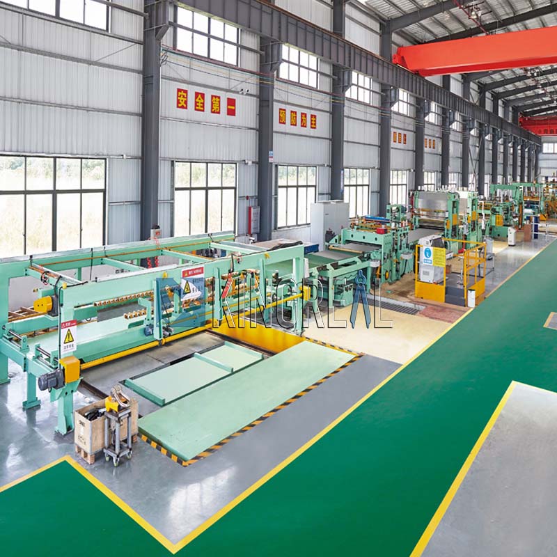 steel cut to length line