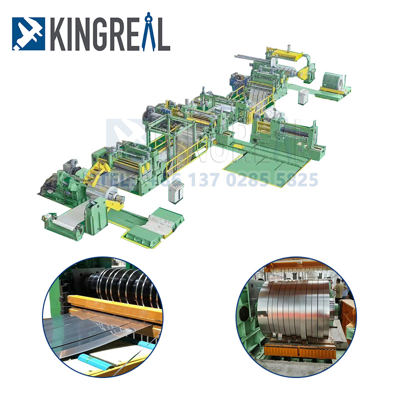 金属コイルスリッター機