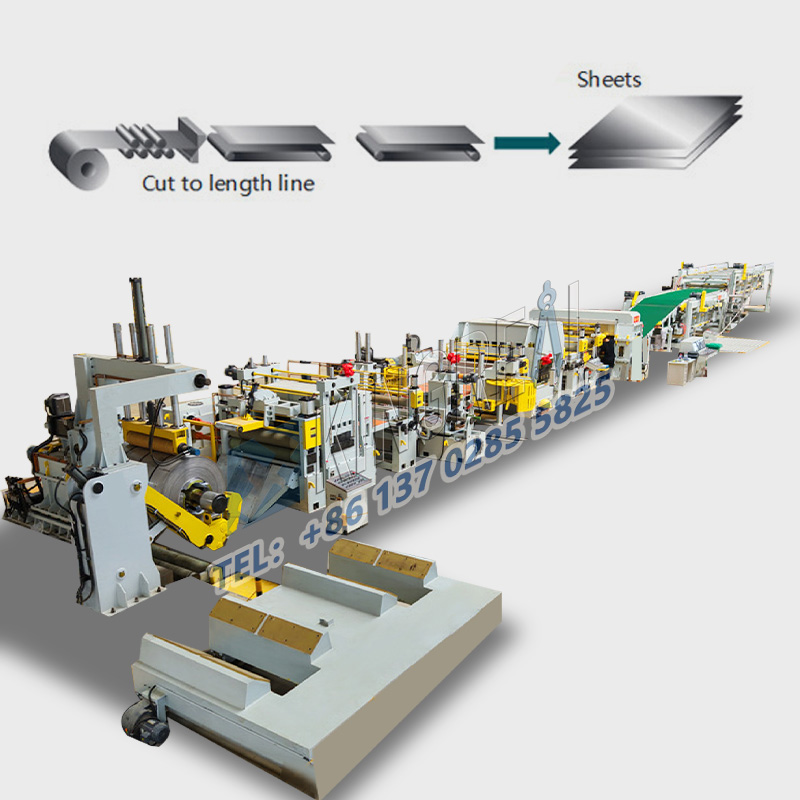 板金を長さに切断する機械